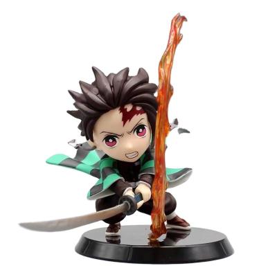 China Cartoon Toy New Styles Design PVC Customized Box Toys Blind Kamado Tanjirou Rengoku Kyoujurou Kibutsuji Muzan Figure Demon Slayer for sale