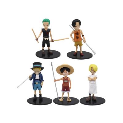 China Luffy Aisha Sanji Zoro Handmade Surrounding Doll Japan One Piece Childhood 5 Childhood Model Micro-Decoration for sale