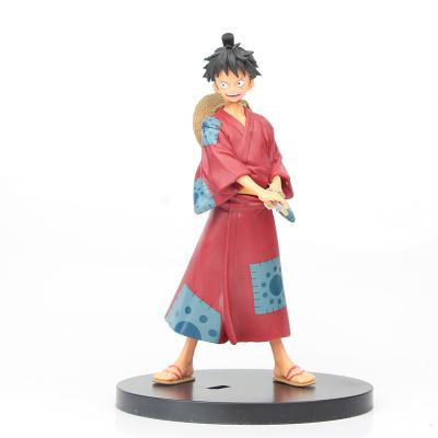 China Hot Selling Japan Anime One Piece Japanese Resin PVC Figure Luffy One Piece Action Number for sale