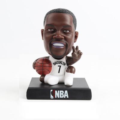 China Europe Creative Cartoon Ornaments Football James Kobe Curry NBA Basketball Star Bobblehead for sale