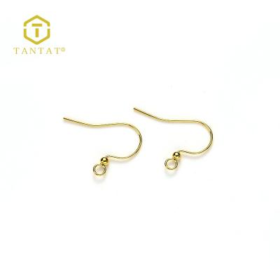 China ALLOY Manufacturer Cheap Fishing Hook Wire Jewelry Coils Gold Plated Fish Hook for sale