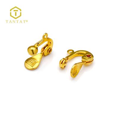 China Modern Wholesale Jewelry Earring Accessories Earring Parts Gold Clasps for sale