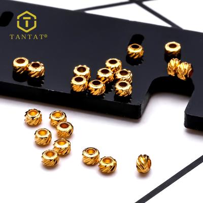 China Manufacturer Direct Price Jewelry Brass Accessories Plated Custom Brass Beads for sale