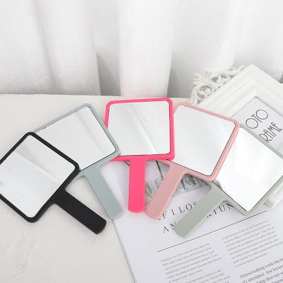 China Heart Custom Makeup Mirror Personalized Logo Handheld Mirror for sale