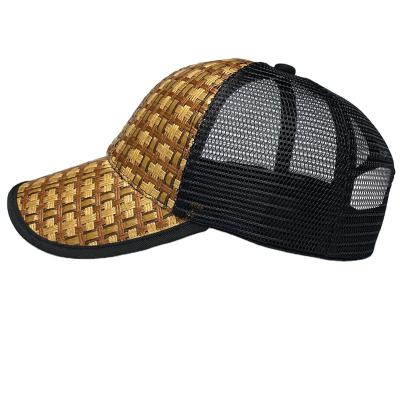 China New Sunblock Spot Sports No Sunshade Sunshade Top Hat Outdoor Running Sunshade Empty Bamboo Braided Baseball Cap for sale