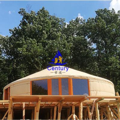 China Durable Hot Selling Ger Mongolian Yurts Tent for sale