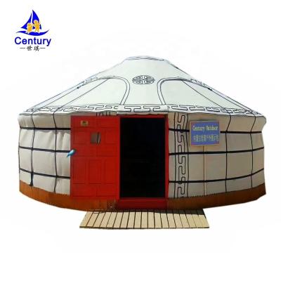 China Water proof 100% wooden Mongolian yurts for sale