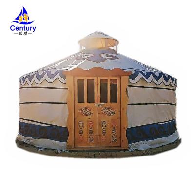 China Water Proof White Mongolian Yurts Price Good for sale