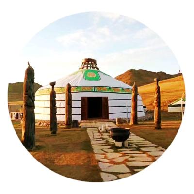 China Water Proof Inner Mongolia Century Luxury Mongolian Yurt for sale