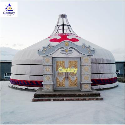 China Water Proof Luxury Triple Layers Mongolian Yurt for sale