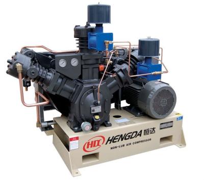 China Oil Free Two Stage Oil Free High Pressure Air Compressor For PET Blowing Machine for sale