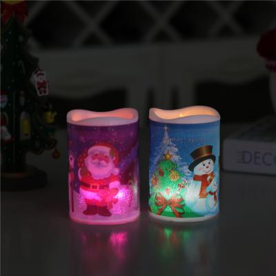 China 2020 New Products Romantic Led Valentines Gifts Twinkle Flameless Party Scented Candlelight In The Dark for sale