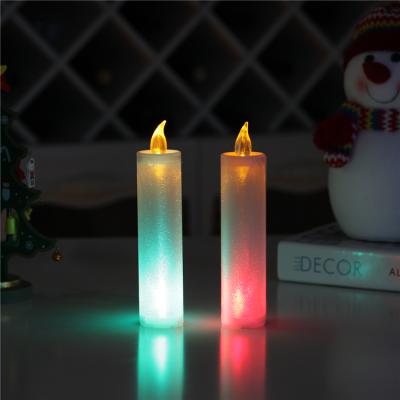 China Wholesale Cheap Wholesale Flameless Long Last Light Amber Glow Candle Flicker Party for sale