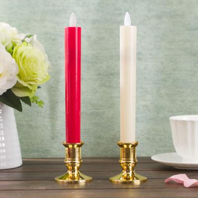 China Wholesale Flameless Moving Candle 2.2*21.5cm Wick Led Long Candle Stick Yellow Light Flameless Candles for sale