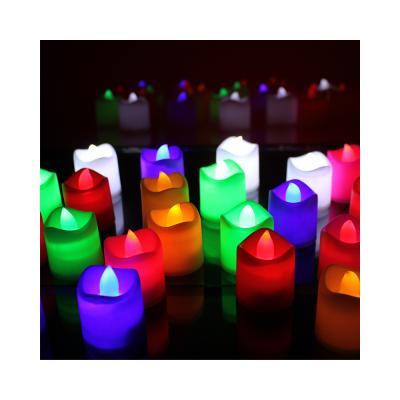 China Flameless Flameless Wave Pattern Tea Light Candle Hotel Party Wedding Decoration Festival Holiday for sale