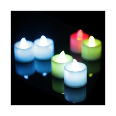 China Wholesale led flameless candle light party supplies led tealight flickering cheap flameless electric candle LED candle for sale