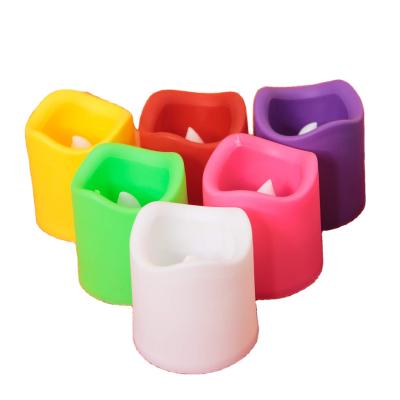 China Festival Flameless Wholesale Holiday Decoration Wedding Party Hotel Wave Pattern Battery Flameless Candle for sale