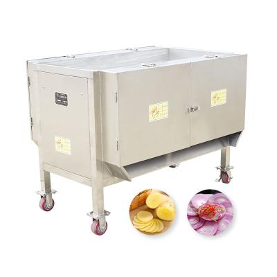 China Automatic Steel Fruit Slicing Machine Suitable For Fruit Processing Plant à venda