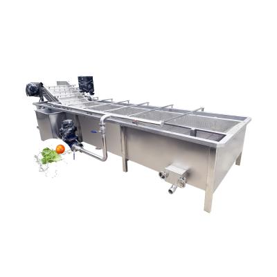 China Fruit And Vegetable Bubble Washing Machine For Cleaning Waxing Drying Line à venda