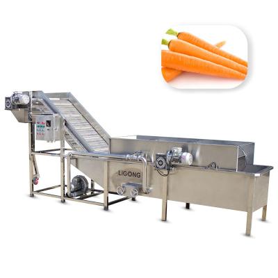 China Vegetable Remove Stone Washing Machine Remove Impurities Conveying Machine zu verkaufen