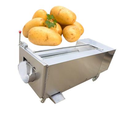 China 304 Stainless Steel Washing And Peeling Machine Sweet Potato Carrot Ginger Cassava Brush Roll à venda