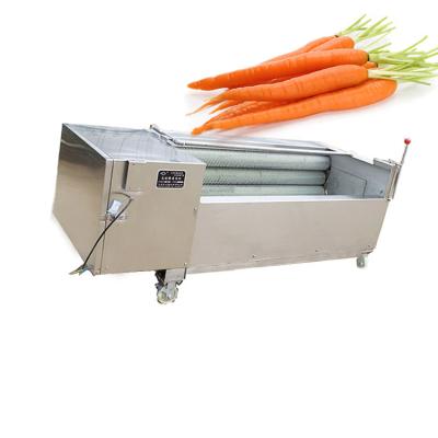 China Roller Brush Ginger Peanut Washing And Peeling Machine Fruits And Vegetables Cleaner à venda