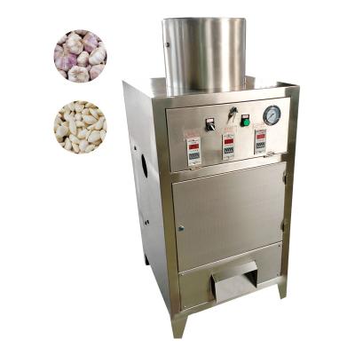 China High Efficiency Garlic Peeling Machine Automatic With Air Compressed To Separate Thing And Garlic Te koop