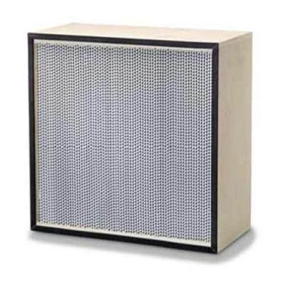 China Stainless sheet Frame Fiberglass paper Deep - pleat HEPA Filter, Separator filter with Glass  fiber Media for sale