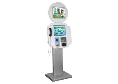 China Robot Shape Multimedia Kiosks , Bar-code Scanner And Telephone S802 for sale