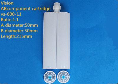 China Ab lijmt 600ml-1:1 Twee Patroon van de de Patroonab Lijm van de Componenten de Epoxypatroon Dubbele Te koop