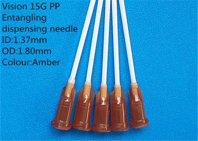 China PP 15G glue needles dispensing needles for sale