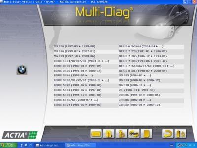 China Multi-Di@g-Toegangsj2534 pas-Thru OBD2 Apparaat, Professionele Universele Autoscanner Te koop