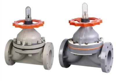 China Chemical resist plastic diaphragm valve,UPVC,CPVC,PVDF,PPG diaphragm valve for oil and gas industrial for sale