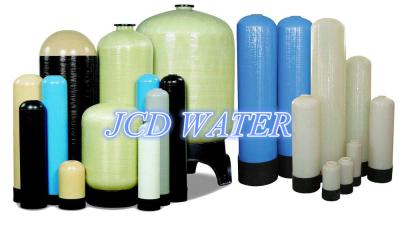 China Vertical Plastic FRP RO Membrane Housing For Domestic , Sea Water Treatment for sale