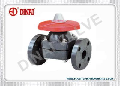 China glass fiber reinforced PP/PTFE diaphragm valve flange end for sale