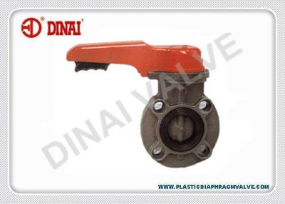 China Anti-corrosive plastic butterfly valve for water treatment piping system,1