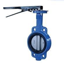 China Metal Seated Cast Iron Butterfly Valves With Pneumatic Actuator D373H-10K for sale