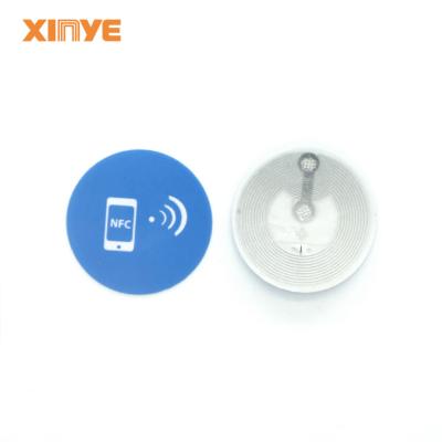 China Waterproof / Weatherproof Customized printing NFC tag stickers  ISO1443A 13.56mhz nfc chip 213 215 216 passive rfid nfc labels for social medial for sale