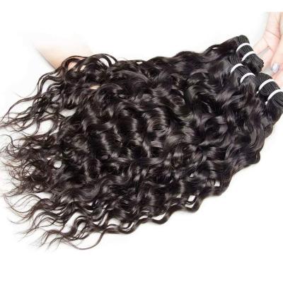 China 100% Virgin Hair Funmi Hair Bundles Water Wave Remy Bundles Cheap Factory Price Curly Weave Hair Bundles 12-30 Inch for sale