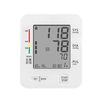 China Acrylic Blood Pressure Monitor with LCD Screen for Home Self Test Blood Pressure for sale