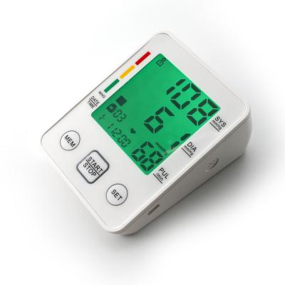 China Buy Best Price Acrylic Electronic Sphygmomanometer Cheap Arm BP Meter Digital Blood Pressure Monitor for sale