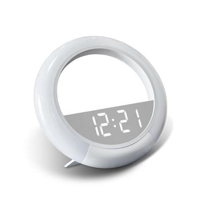 China Classes New Design Blue Tooth App BT Control Touch Control Alarm Clock For Birthday Gift for sale