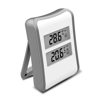 China Hot Sale Home Temperature Humidity Display Automatic Digital Weather Station With 1 Outdoor Transmitter for sale