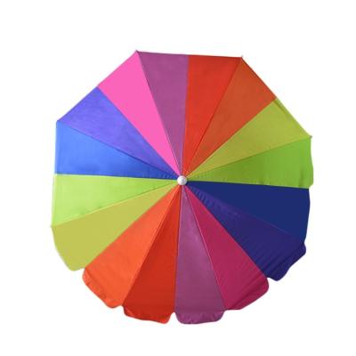 China Traditional Umbrella Patio Umbrella Large Color Rainbow Block Umbrella Outdoor Garden for sale