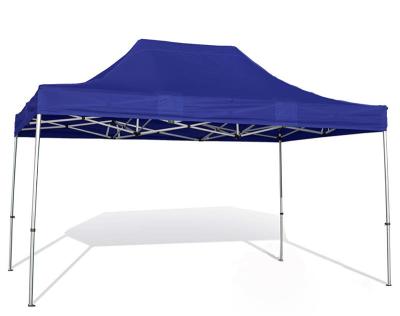 China Popular Trade Show Blue Color Pop Up Canopy Steel Frame Tent Cheap Price From Factory for sale