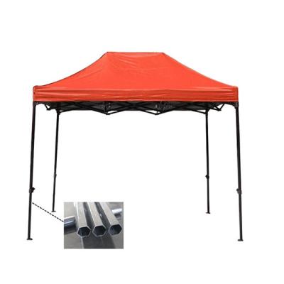 China Trade Show Pop Hexagon Hot Canopy Tent With Red Price Tent Roof Sunshade Tent Steel Frame Canopy for sale