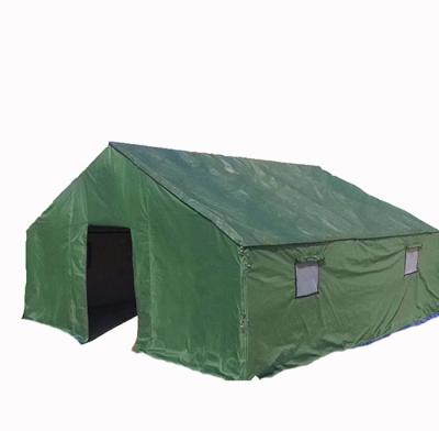 China Disaster Relief Tent 3x4m 4x4m Design Waterproof Windproof Tent Refugee And Army Natural Condition Military Refugee Free Custom Tent 5x5m for sale