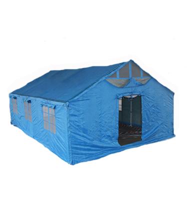 China Refugee Disaster Relief Tent Custom and Printing Sun Shelter Camouflage Tent Durable High Quality UV-Resistant Waterproof Windproof Relief Tent Sun Shelter for sale