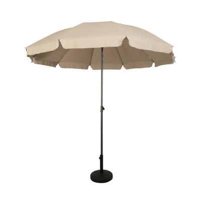 China Beautiful Large Traditional Outdoor Sun Shelter Oxford Parasol Waterproof Windproof Umbrella for sale