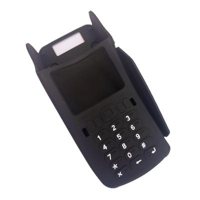 China Protect pos machine silicone shockproof printing case for verifone VX520C with keypad cover for sale